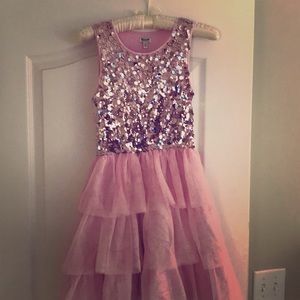 Girls sequin PARTY dress with tulle